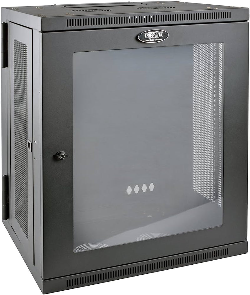 Tripp-Lite Srw15Usg 15U Wall-Mountable Rack Enclosure Hinged Server Cabinet Rackmount Gad