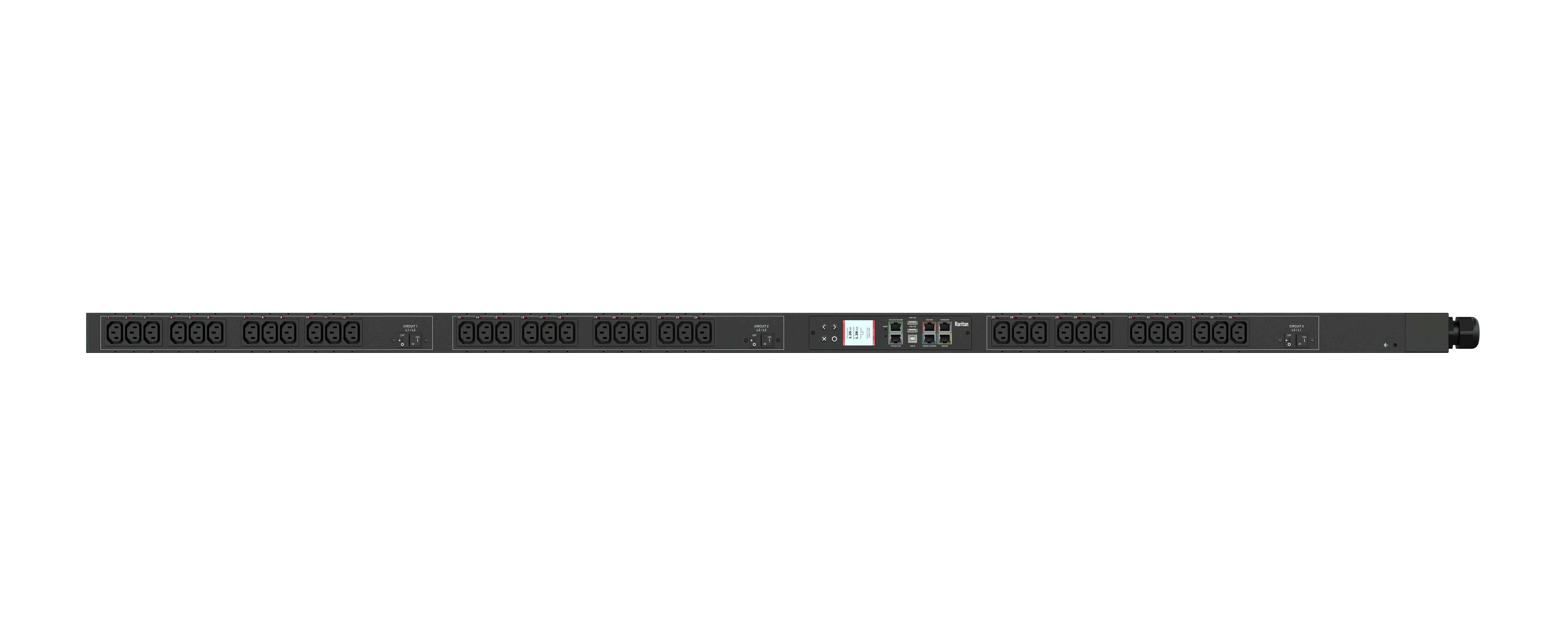 Raritan PX3-5701U 3-Phase 36-Outlets 208V 8600VA Rack PDU