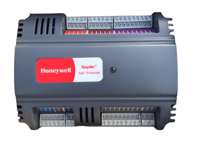 Honeywell PUL6438S Series-4 Spyder Lon-Works Programmable DIN Rail Mount Controller.