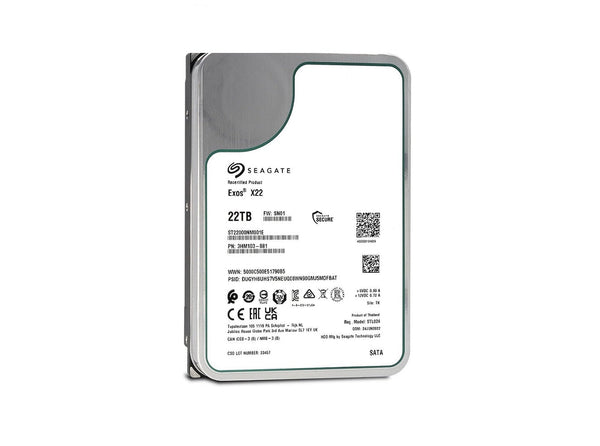 Seagate St22000Nm001E Exos X22 22Tb Sata 6Gbps 7200Rpm 3.5-Inch Hard Drive Hdd Gad