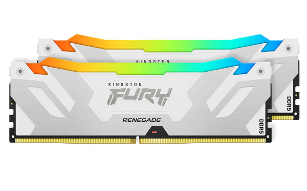 Kingston KF568C36RWAK2-32 32GB Fury Renegade White RGB XMP DDR5 SDRAM Memory Kit