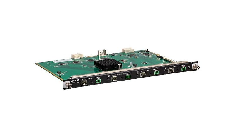 Aten VM7584K2 4-Port 10 Gigabit SFP+ Optical Input Board Expansion Module.
