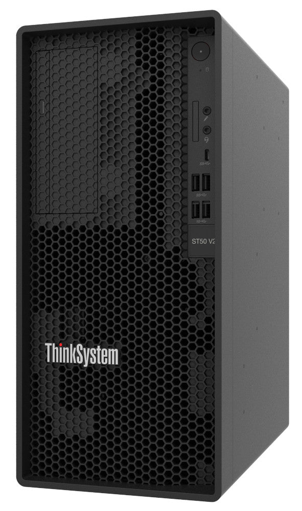 Lenovo 7D8JA010NA ThinkSystem ST50 V2 E-2356G 6 Core 3.20GHz Tower Server