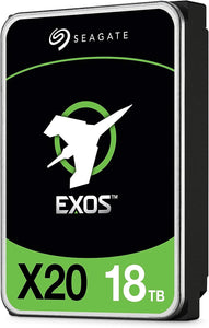 Seagate ST18000NM003D Exos X20 18TB SATA-6Gbps 7200RPM 3.5-Inch Hard Drive