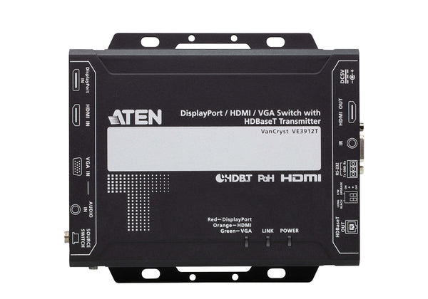 Aten Ve3912T 4096 X 2160 4K Hdmi / Vga Switch With Hdbase Transmitter. Kvm Switches