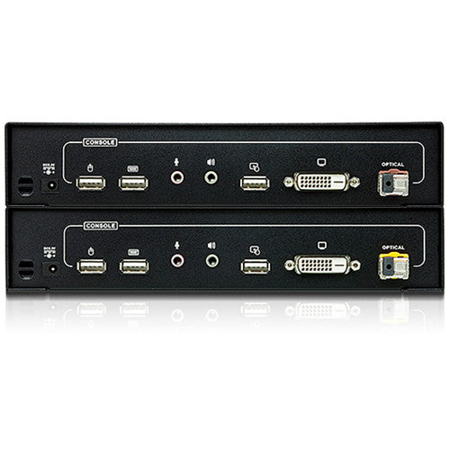 Aten Ce680 8-Usb 3-Dvidvi Optical Rack-Mountable Extender Kvm Switch Gad
