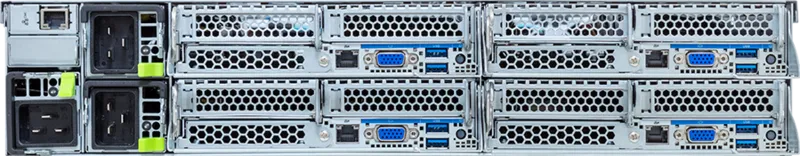 Gigabyte H263-V60-AAW1 NVIDIA Grace CPU Superchip 2U 4-Node 16-Bay Gen5 NVMe Rack-Mountable Server