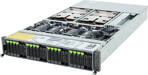 Gigabyte H263-V60-AAW1 NVIDIA Superchip 2U 4-Node 16-Bay Rack-Mountable Server