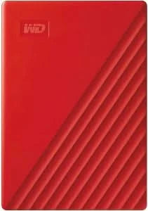 Western Digital WDBPKJ0040BRD-WESN My Passport Red 4TB USB-3.0 Portable Hard Drive.