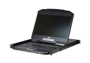 Aten CL3116NX 16-Port 19-inch VGA Single Rail Widescreen LCD KVM Switch
