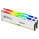 Kingston KF552C36BWEAK2-64 64GB Fury Beast White RGB EXPO DDR5 SDRAM Memory Kit