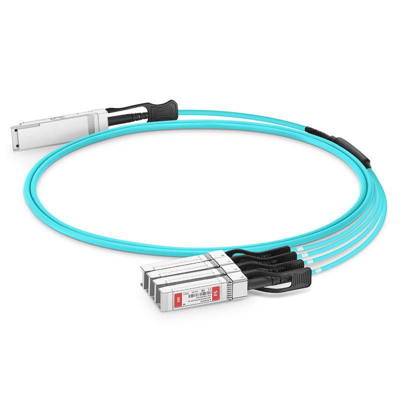 Mellanox Mfa7A50-C003 Infiniband 100Gbe 3M Qsfp28 To 4Xsfp28 Fiber Optical Cable