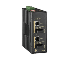 EtherWAN EL1142-B0B 4-Ports 2x10/100-TX to 2x100-FX Single-Mode Media Converter