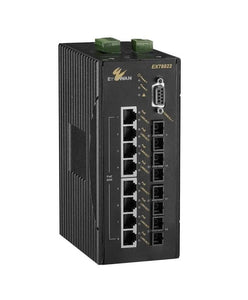 EtherWAN EX78822-11BT 12-Ports 1000/100/10TX Gigabit Fiber Managed Ethernet Switch