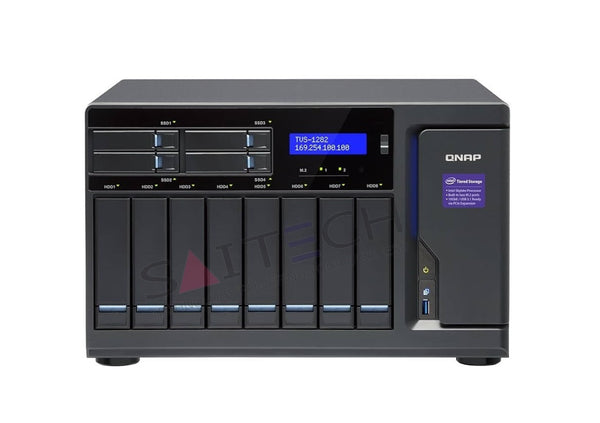 Qnap Tvs-1282-I5-16G-450W-Us 4-Core 3.20Ghz Nas/Iscsi Network Storage Storages