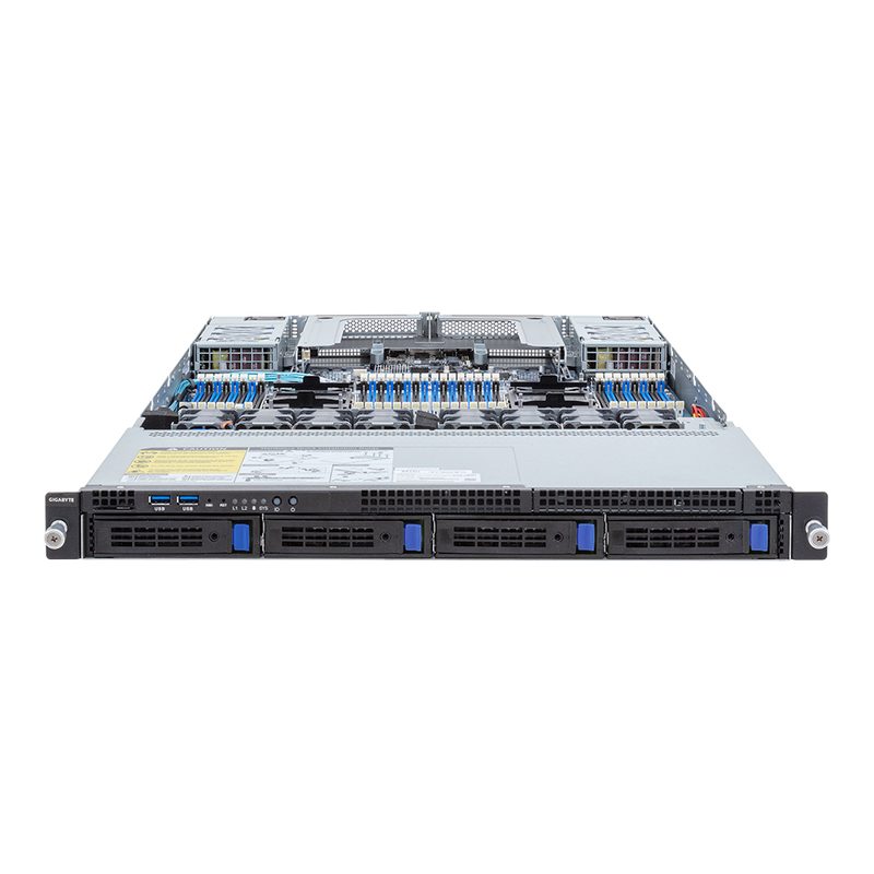 Gigabyte R183-S90-AAD2 2-Processors Socket 2 x LGA-4677 256GB DDR5 RDIMM 1U Rack Mountable Server