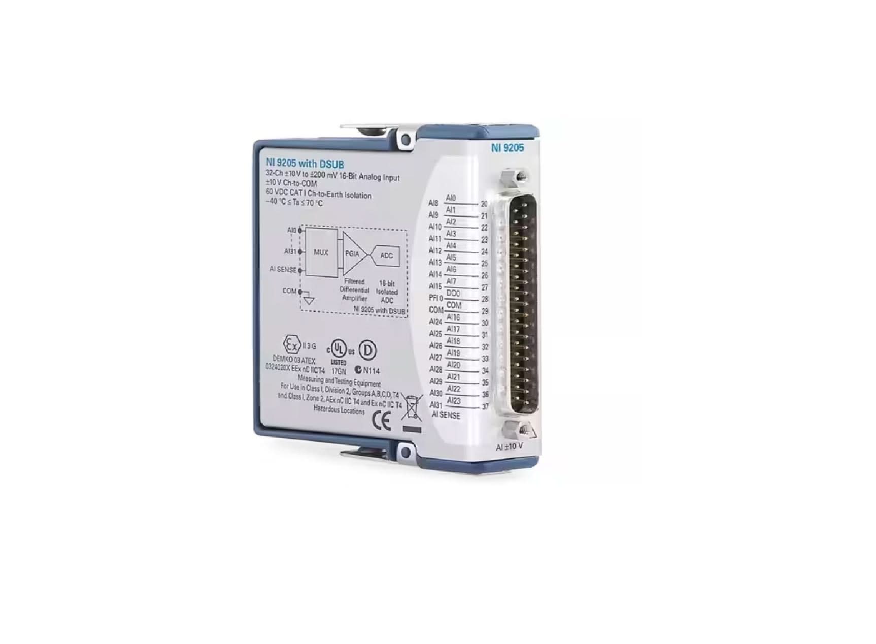 National Instruments 780173-01 C-Series 32-Channel NI-9205 cDAQ Analog
