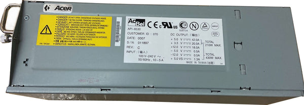 Acbel Api-8530 430-Watts H90 Hot-Swappable Power Supply Unit Simple