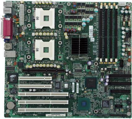 Intel SE7505VB2 Chipset-Xeon E7505 Dual Socket-603 8Gb DDR-333MHz Extended-ATX Server Motherboard