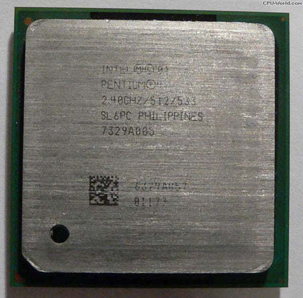 Intel SL6Q8 Pentium-IV 2.4GHz 533MHz Bus Speed Socket-mPGA478B 512Kb L2 Cache Single Core Desktop Processor