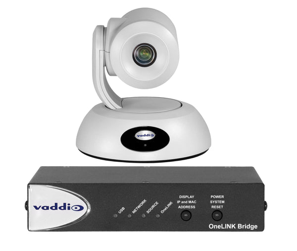 Vaddio 999-99600-200W Roboshot 12E Onelink Bridge Camera System Gad