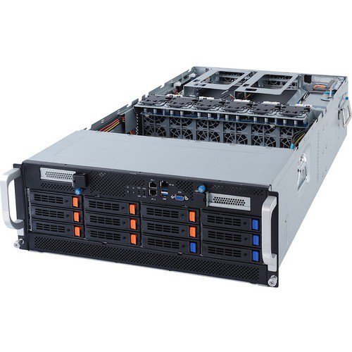 Gigabyte G492-Z51 AMD Socket SP3 128GB DDR4-3200 4U Rack-Mountable Barebone System