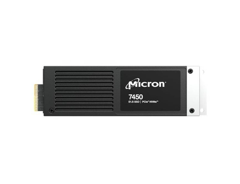 Micron MTFDKBZ3T8TFR-1BC15ABYYR 7450Pro 3.84TB PCI Express NVMe 4.0x4 E1.S Solid State Drive