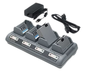 Zebra AC18177-5 100V AC – 240V AC 50/60Hz Quad-Slot Battery Charging Cradle