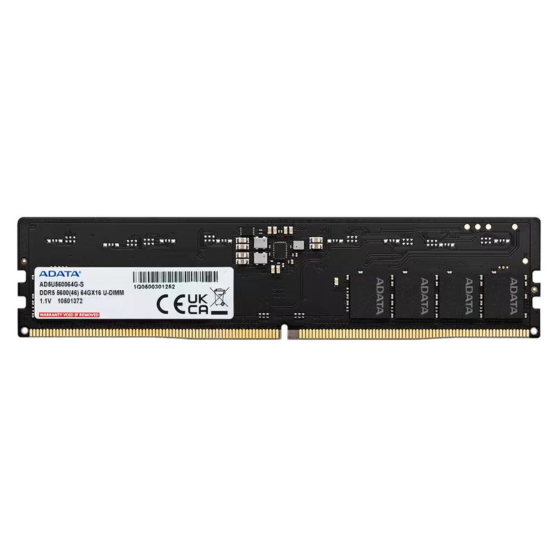 新品未開封 ADATA DDR5 64GB 5600MHz デスクトップメモリー ADATA DDR5 AD5U560064G-S 64GB 5600MHz Memory Module