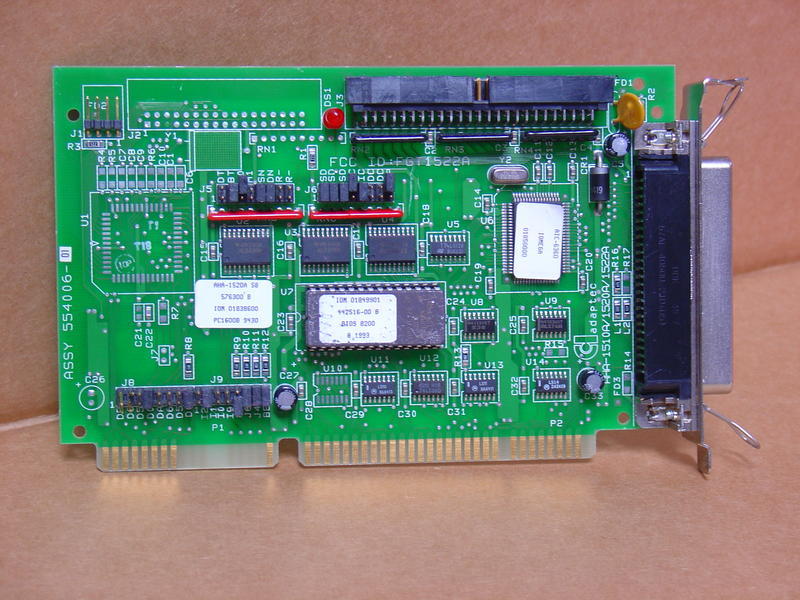 Adaptec 1520A 16-bit ISA-to-SCSI Host Adapter with onboard BIOS