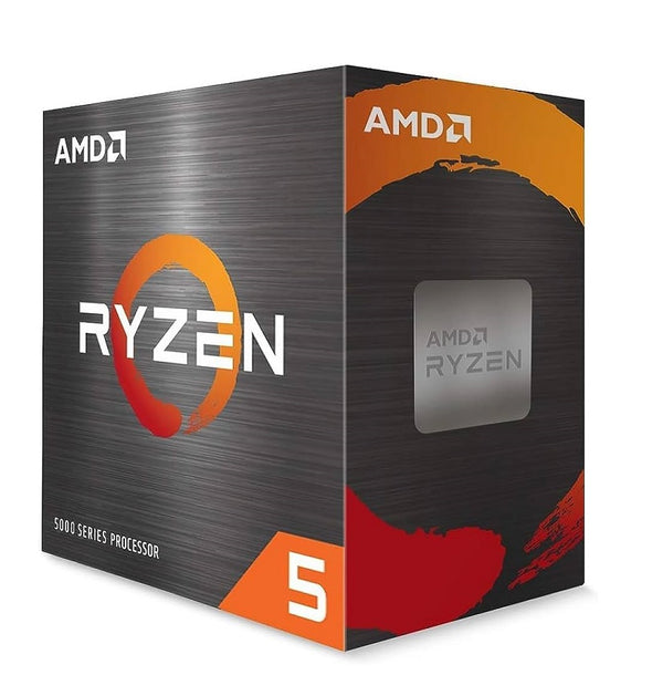 AMD 100-100000065BOX Ryzen 5 5600X 3.7GHz 6-Core 65W PCIe 4.0 Processor With Wralth Stealth Cooler