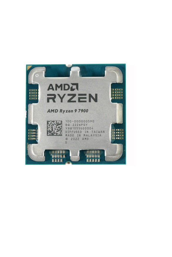 AMD 100-100000590MPK Ryzen 9 7900 3.70GHz 12-Core 65W Processor With Wraith Prism Cooler
