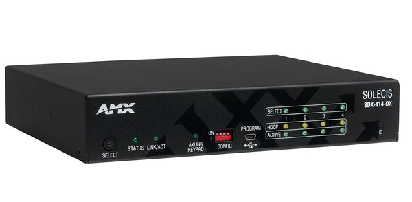 Amx Fg1010-314 / Sdx-414-Dx Solecis 4-Port 4K Hdmi Digital Switcher Ethernet Switch Gad