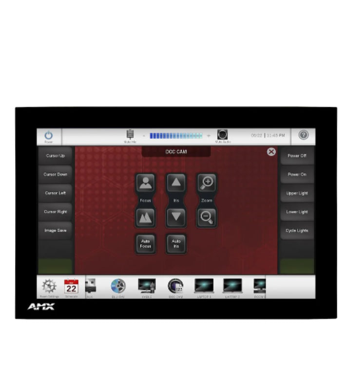 Amx Mst-1001 / Fg2265-05 1280X800P S Modero 512Mb Table Mount Touch Panel Touchscreen Monitor Gad