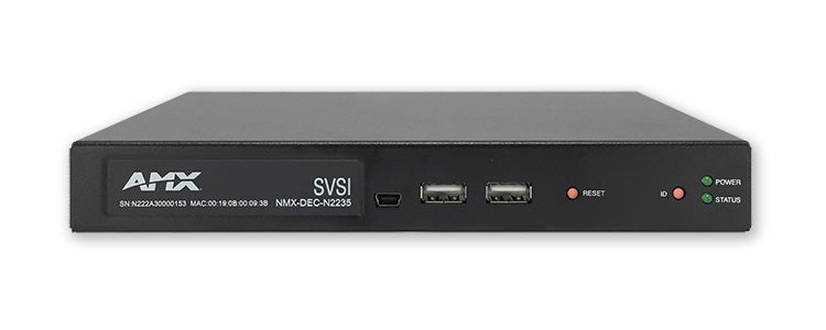 AMX NMX-DEC-N2235 SVSI Networked AV Decoder