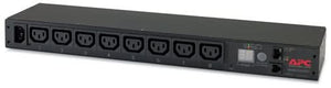 APC by Schneider AP7920B 8-Outlets 12A Black Rackmount Power Distribution Unit