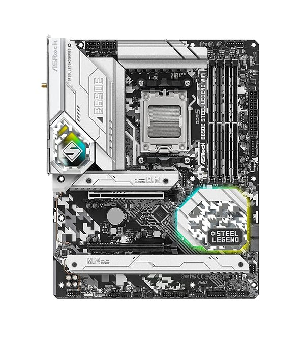 ASRock B650E STEEL LEGEND AMD Ryzen 7000 LGA 1718 128GB‎‎ M-ATX Motherboard