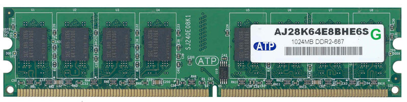ATP 1GB PC-5300 240-Pins Non-ECC DDR2 Memory Module (AJ28K64E8BHE6S)