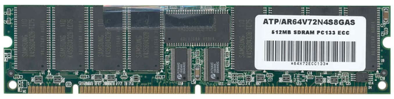ATP Electronics AR64V72N4S8GAS 512MB PC133 133MHz ECC Registered 168-P