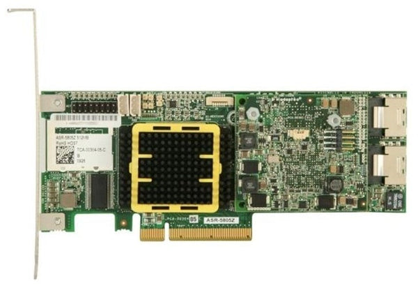 Adaptec 2266900-R 5Z Series Eight-Ports 512Mb DDR2 PCI-Express x8 3.0Gbps SAS / SATA Raid Controller Card