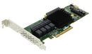 Adaptec ASR-71605 Quad-Port Single PCI-Express 3.0 x8 Low Profile Plug-in SAS RAID Controller Card