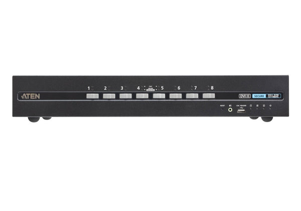 Aten Cs1148D4C 8-Port 3840X2160 Usb Dvi Dual Display Secure Kvm Switch With Cac Gad