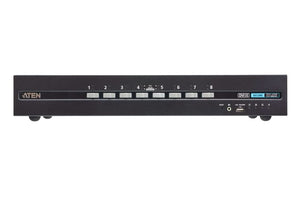 Aten CS1188D4C 8-Port 3840x2160 USB DVI Single Display Secure KVM Switchbox with CAC Support