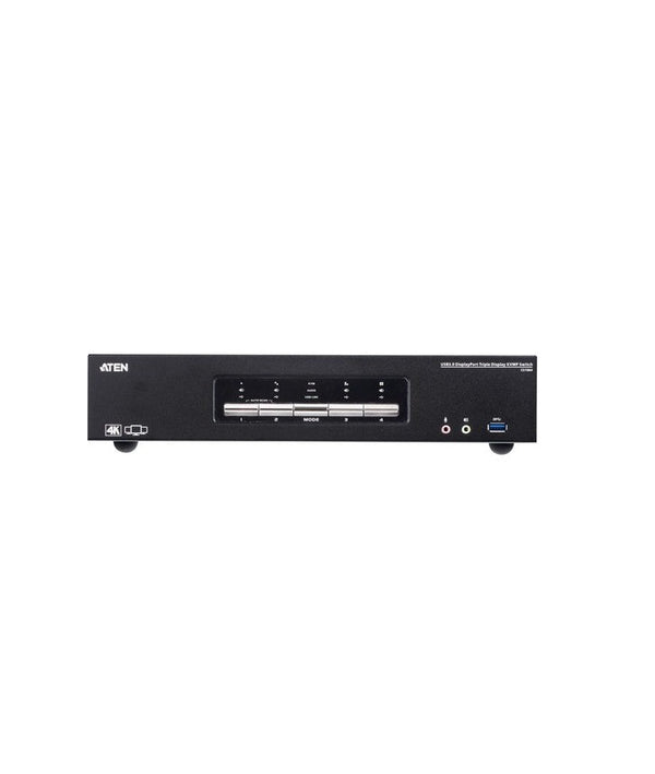 Aten Cs1964 4096X2160 4-Port 4K Display Port Triple Kvm Switch Gad