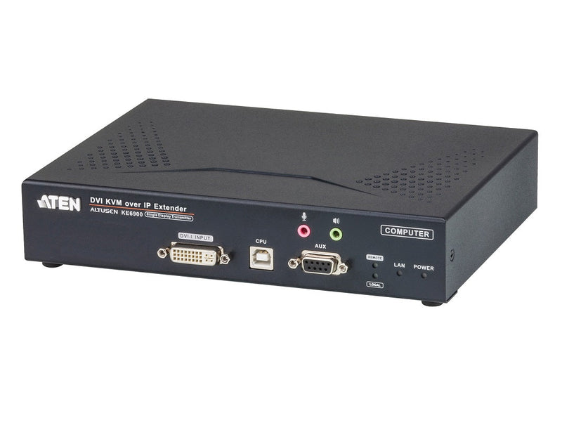 Aten KE6900T 1900x1200 Rack Mountable DVI KVM Over IP Extender Transmitter