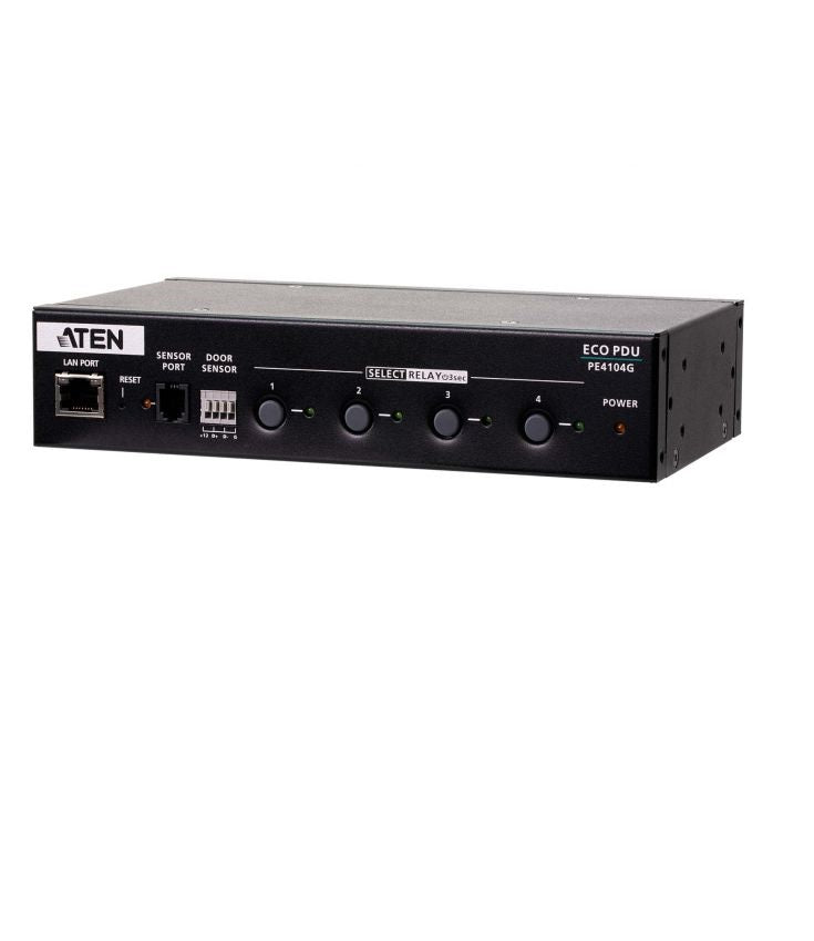 Aten PE4104G 4-Outlet 230V AC Rack Mountable IP Control Box