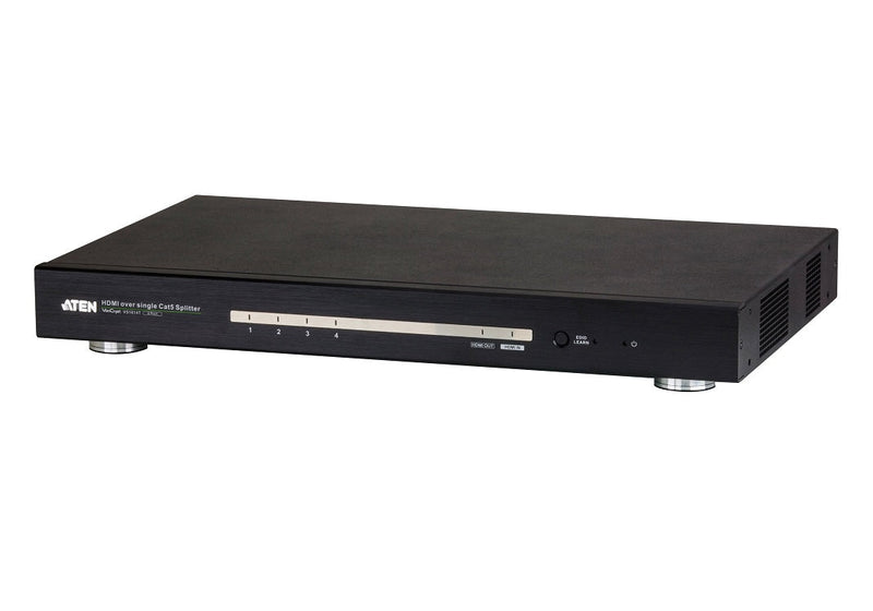 Aten VS1814T 4096x2160 4-Port Rack Mountable HDMI Over Single Cat 5 HDBaseT Splitter