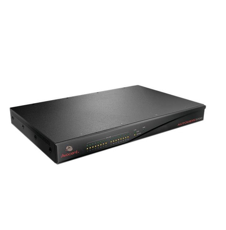 Avocent Av3200-001 Auto View 3200 16-Port 1600X1200 Rj-45 Rack Mountable Kvm Switch Gad