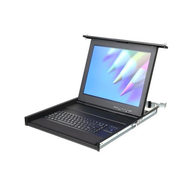 Avocent Ecs17Kmm8P-001 17-Inch 8-Port Ps/2 Kvm Lcd Server Console With Keyboard Touch Pad Gad