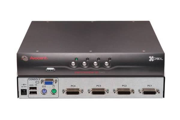 avocent cybex kvm Avocent Cybex SwitchView SC240 - KVM / USB switch - 4 x KVM / USB - 1 local user